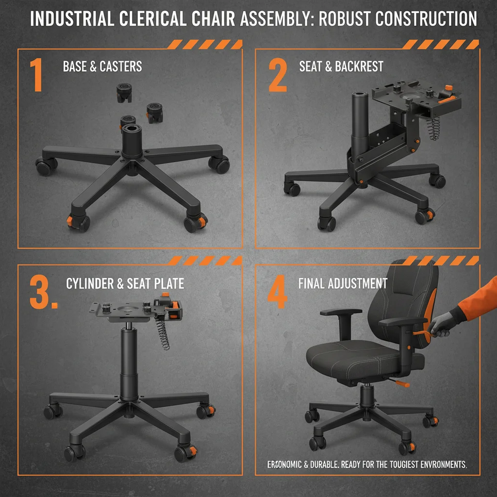 Optimize Workplace Wellbeing with Ergonomic Clerical Chair Solutions