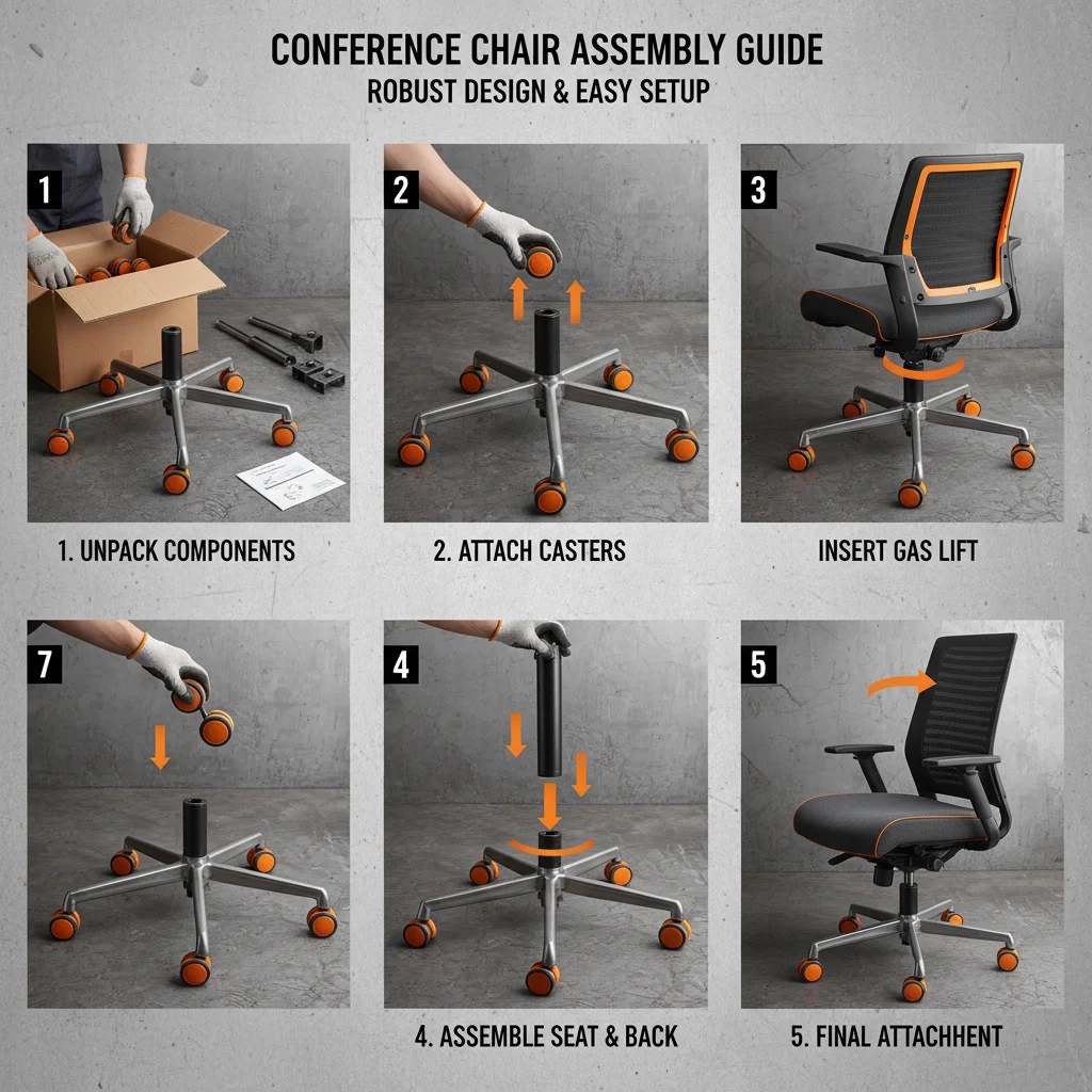 Professional Guide to Choosing Conference Chairs with Wheels