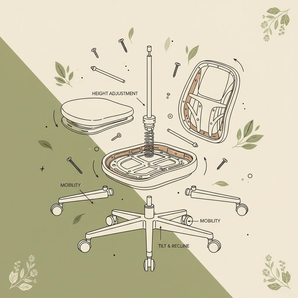 Durable Armless Adjustable Chair Design and Real World Performance