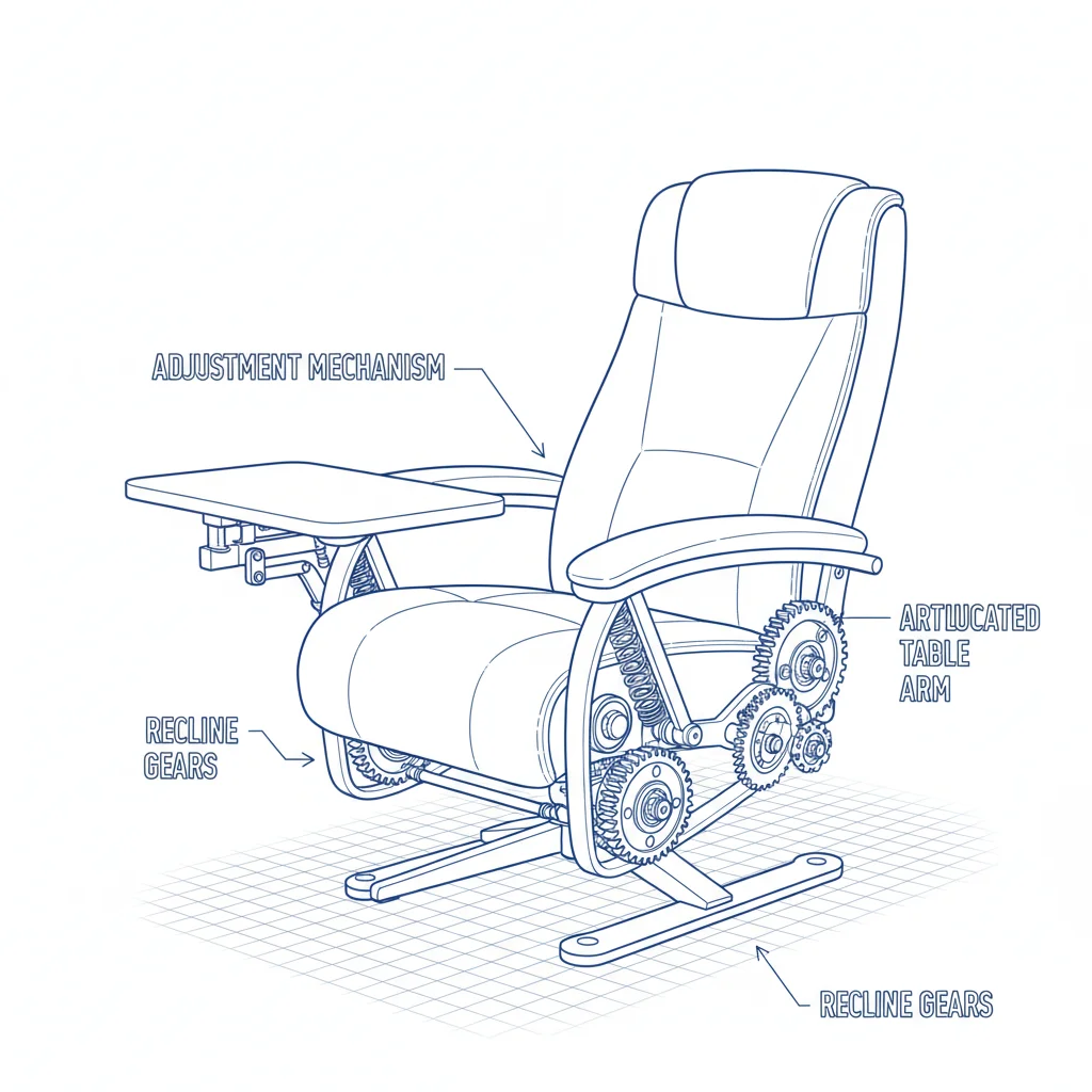 The Versatile Chair with Writing Table for Modern Workspaces