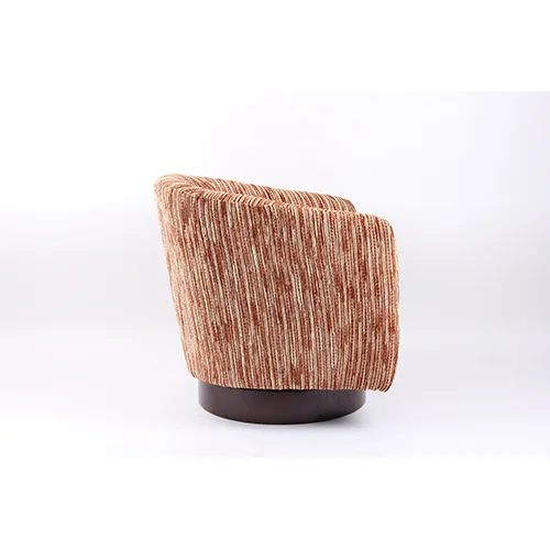 Upholstered Swivel Bucket Chair