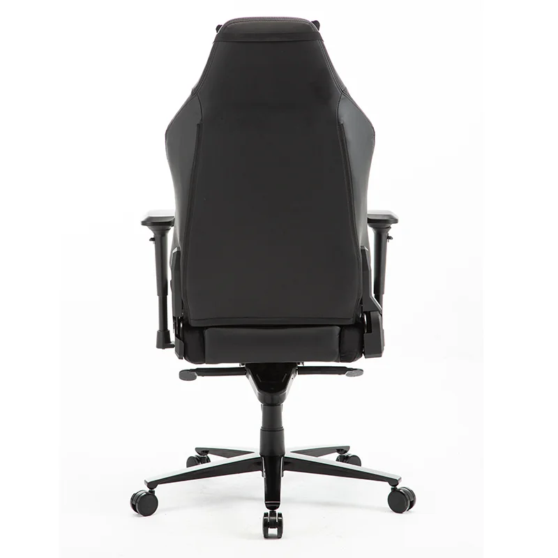 Leather Gaming Chair with 360° Swivel and Smooth Rolling Wheels