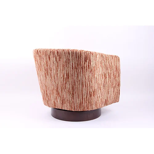 Upholstered Swivel Bucket Chair