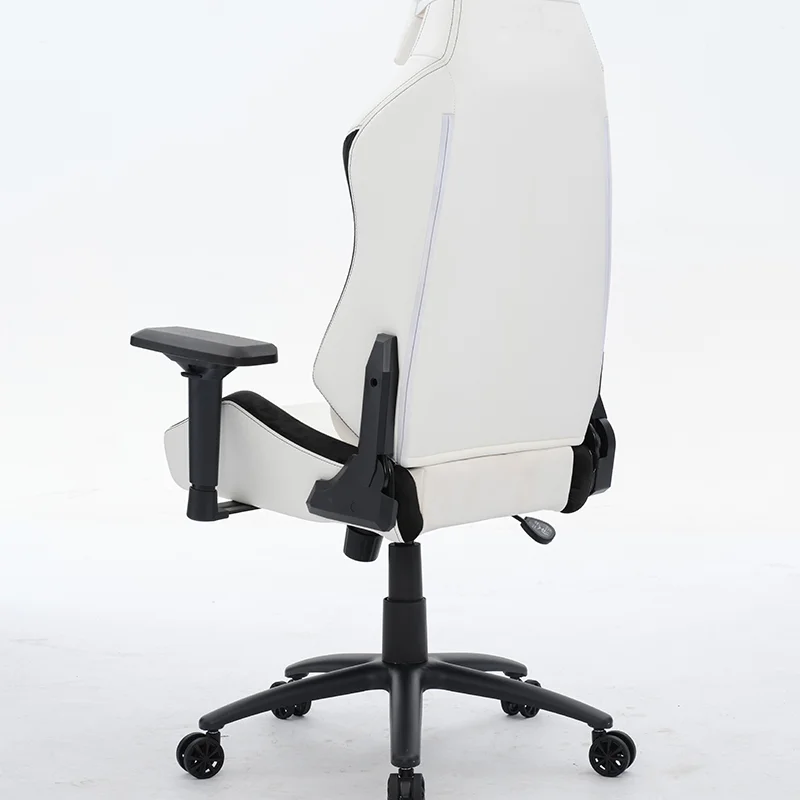 RGB Gaming Chair with LED Lighting and Reclining Backrest