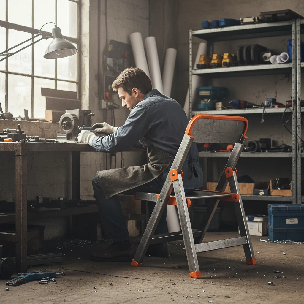 Ergonomic Foldable Work Chair for Modern Workspace Efficiency