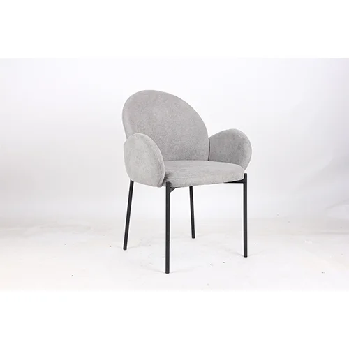 Upholstered swivel bucket chair