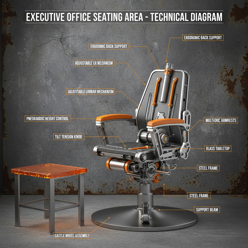 Modern Design Guide for Professional Executive Office Seating Area