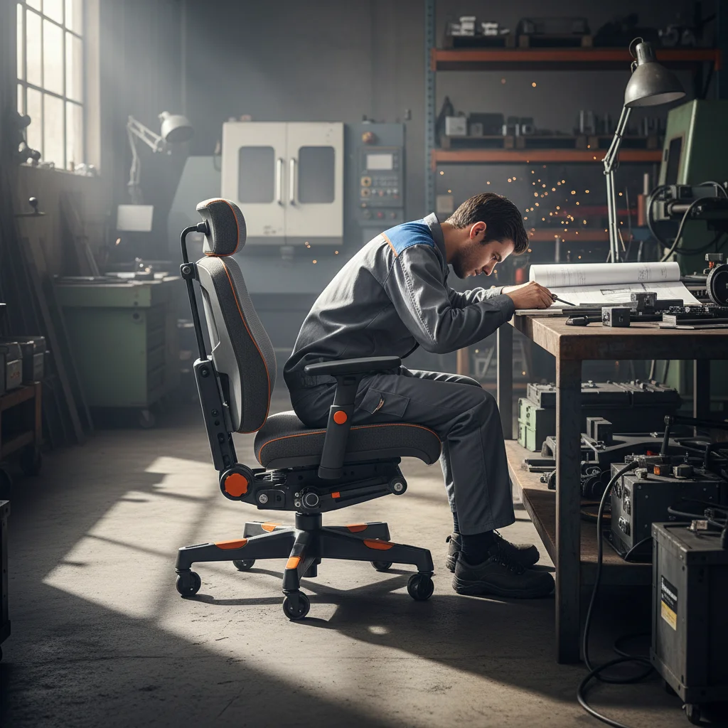 Improve Posture with a Forward Seat Tilt Office Chair
