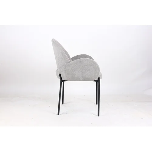 Upholstered swivel bucket chair