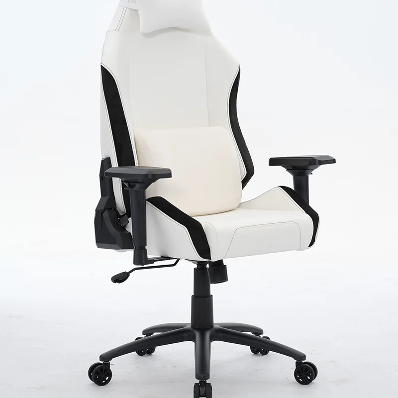 RGB Gaming Chair with LED Lighting and Reclining Backrest