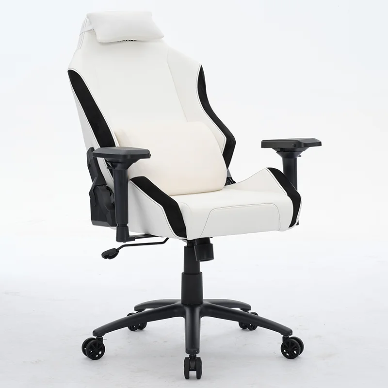 RGB Gaming Chair with LED Lighting and Reclining Backrest