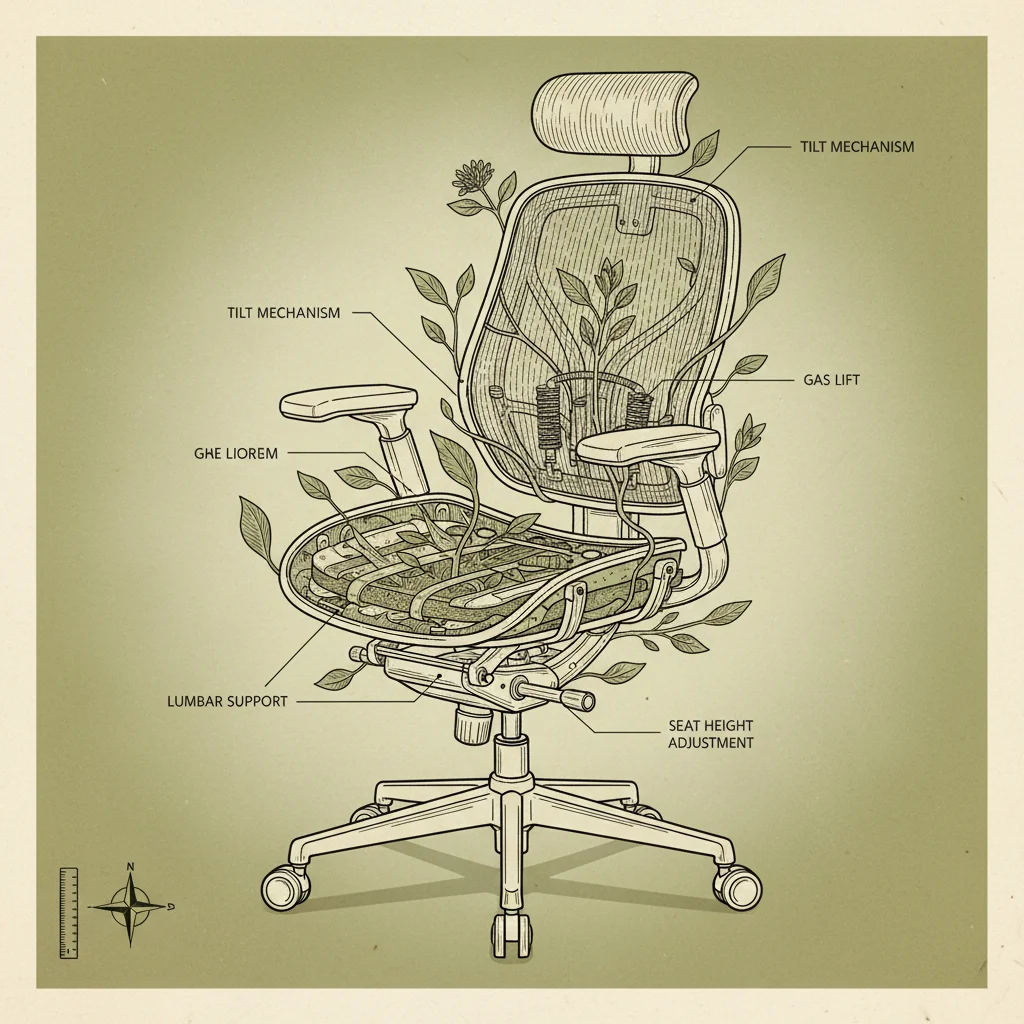 Adjustable Chair on Wheels Ergonomic Solutions