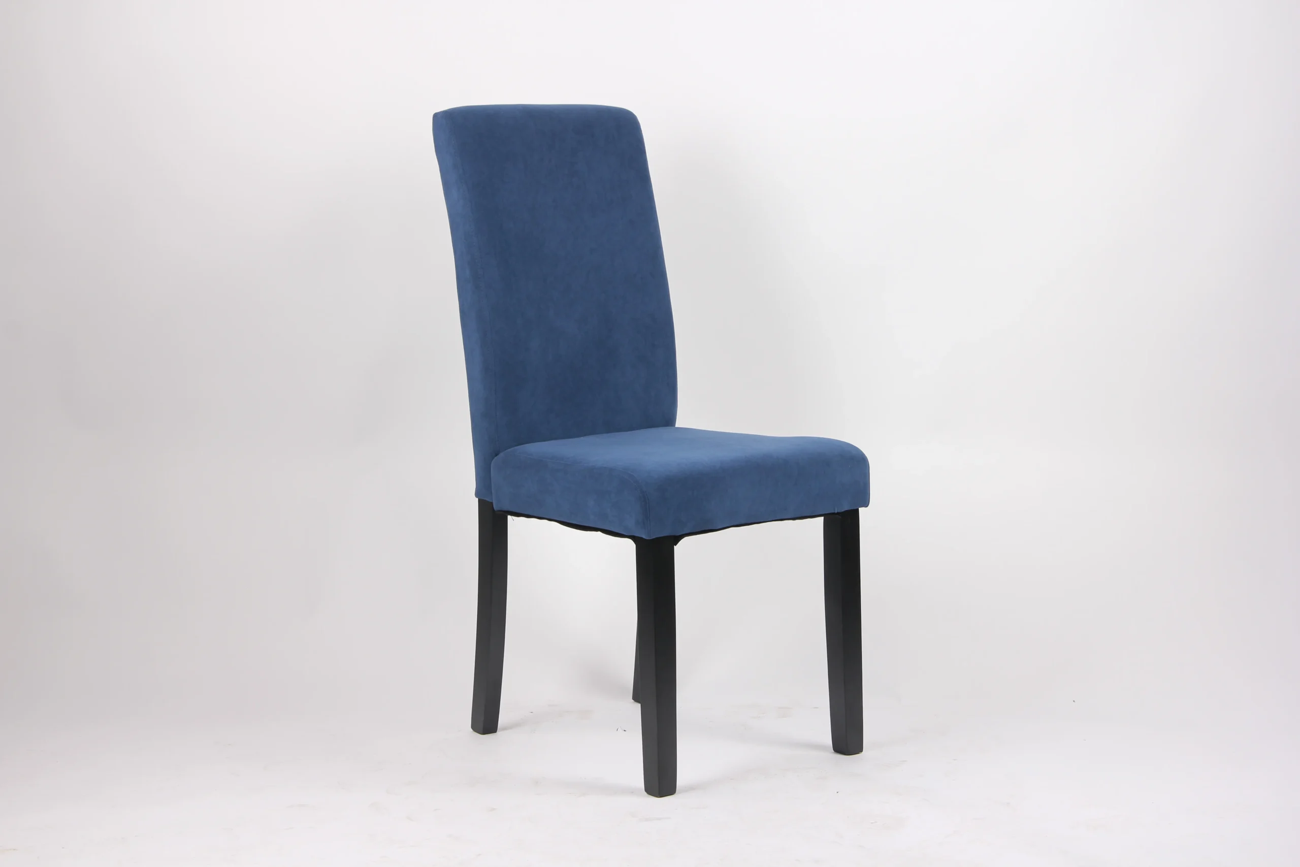 Cream-Colored Fabric Dining Chair