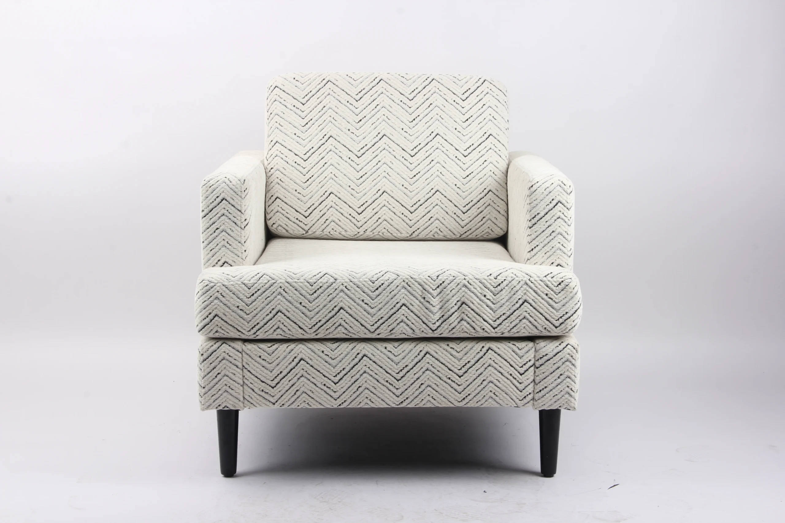 Herringbone Pattern Decorative Chair