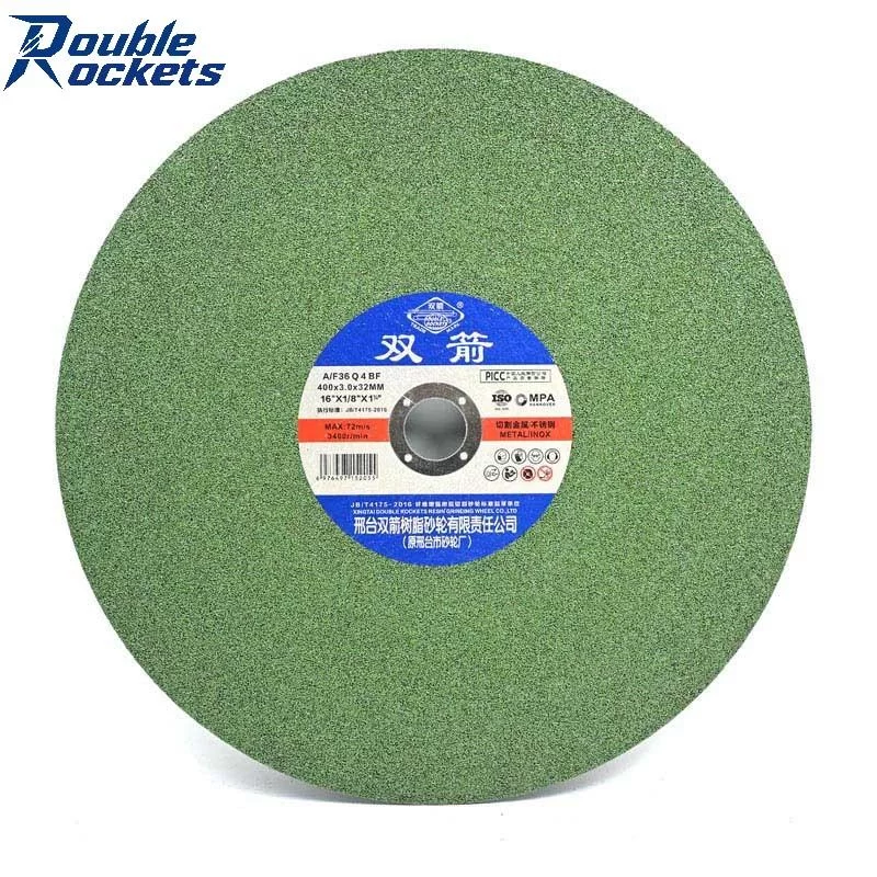 Durable T41-400×3.0x32mm Resin Bonded 16 Inch Metal Cutting Disc for Cutting Metal, Stainless Steel Abrasive Cutting Wheel