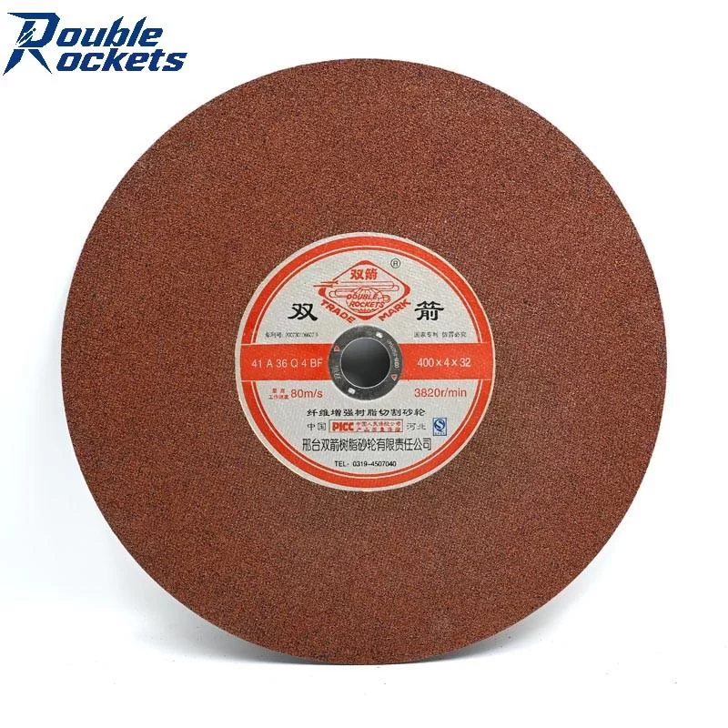 Custom-Made OEM 400×4.0x32mm 16 Inch Rail Cutting Disc for Rail Track Cut off Wheel Abrasive Grinding Disc