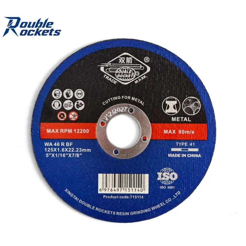 NEW TECH 5 Inch 125×1.6×22.23mm Abrasive Cutting Disc/Cutting Wheel/Cut off Wheel for Stainless Steel Inox and Metal