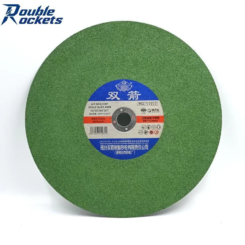 New Tech 355×2.8×25.4mm Green Color 14 Inch Cutting Wheel for Metal/Stainless Steel Abrasive Cut off Wheel Cutting Disc