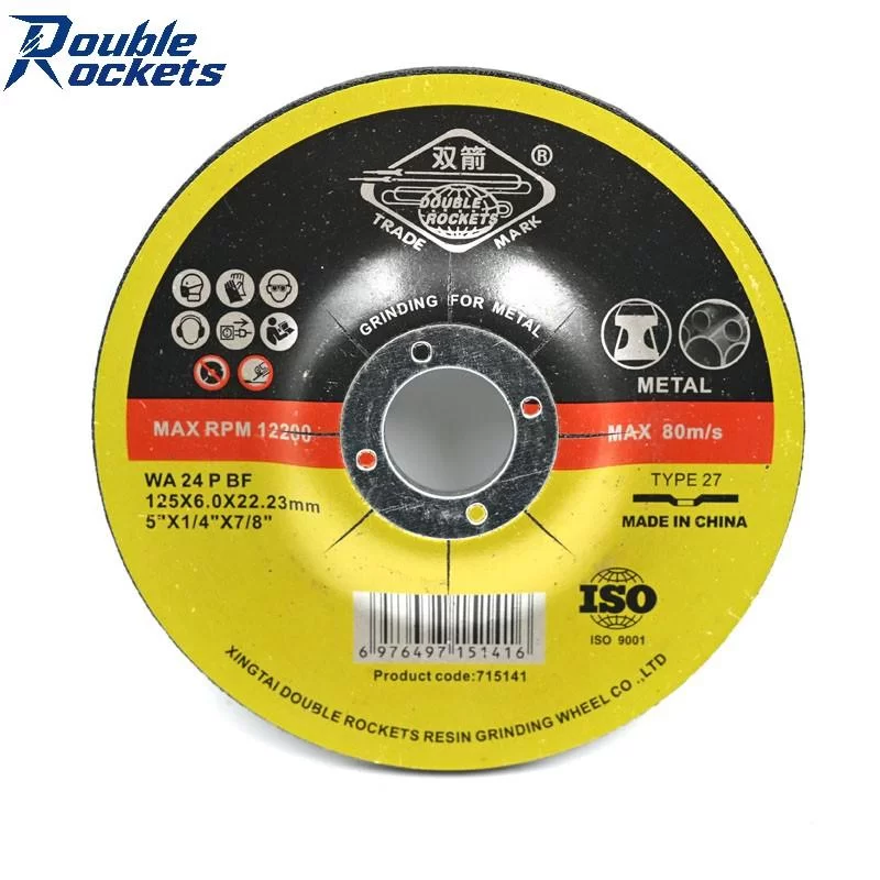 Competitive Price 125×6.0×22.23mm 5 Inch Metal Grinding Wheel for Metal Abrasive Grinding Disc
