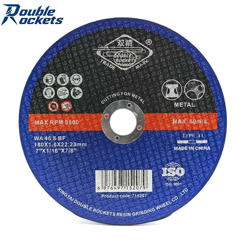 Manufacturer Supplied 7 Inch 180×1.6×22.23mm Abrasive Cutting Disc for Metal/Stainless Steel/Steel Cutting Wheel