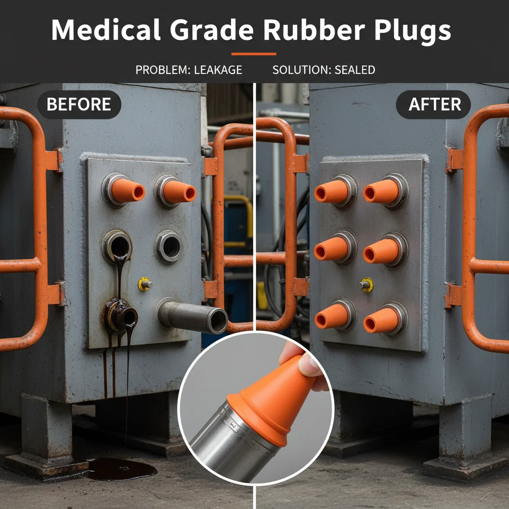 High Performance Medical Grade Rubber Plugs for Healthcare Safety