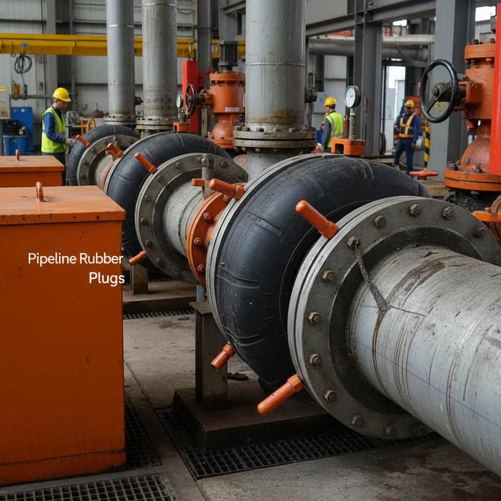 Industrial Pipeline Rubber Plugs for Sealing and Testing Systems