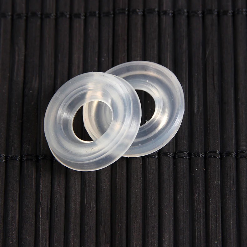 Food Grade Material Thin clear Silicone Rubber Washers