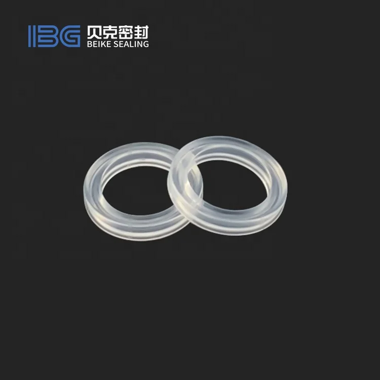 OEM Custom Moulding Waterproof Food Grade clear Silicone Rubber Seal Gasket Round Rubber Gasket
