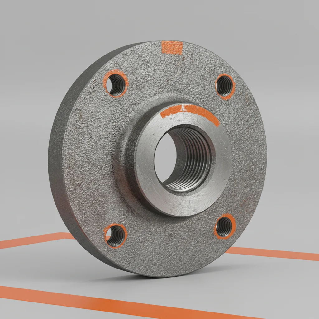 Industrial Blind Flange with Threaded Hole for Piping Systems