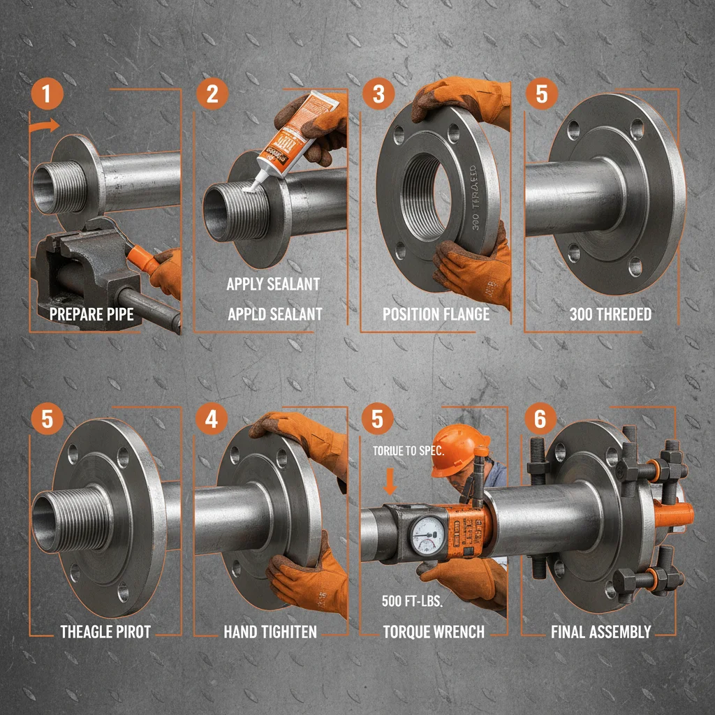 Understanding 300 Threaded Flanges for Global Piping System Applications