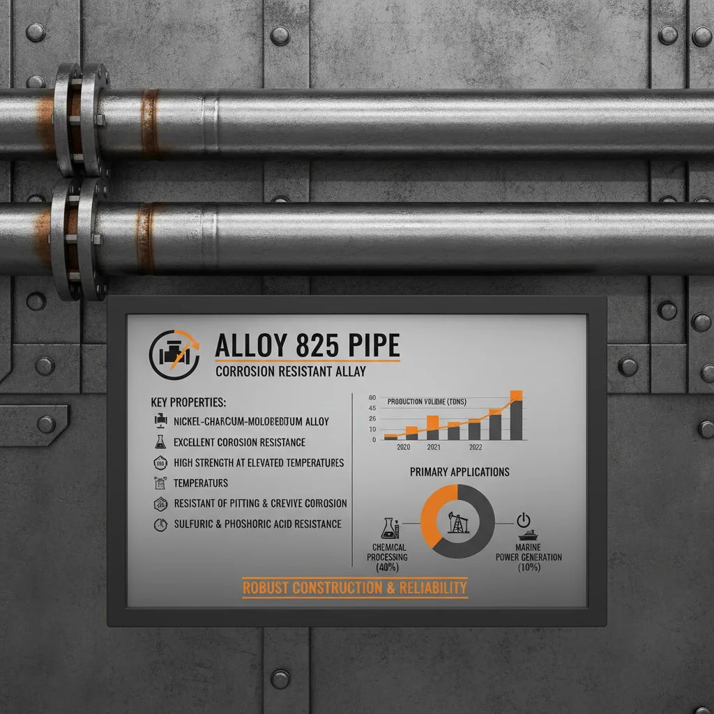 HighPerformance Alloy 825 Pipe