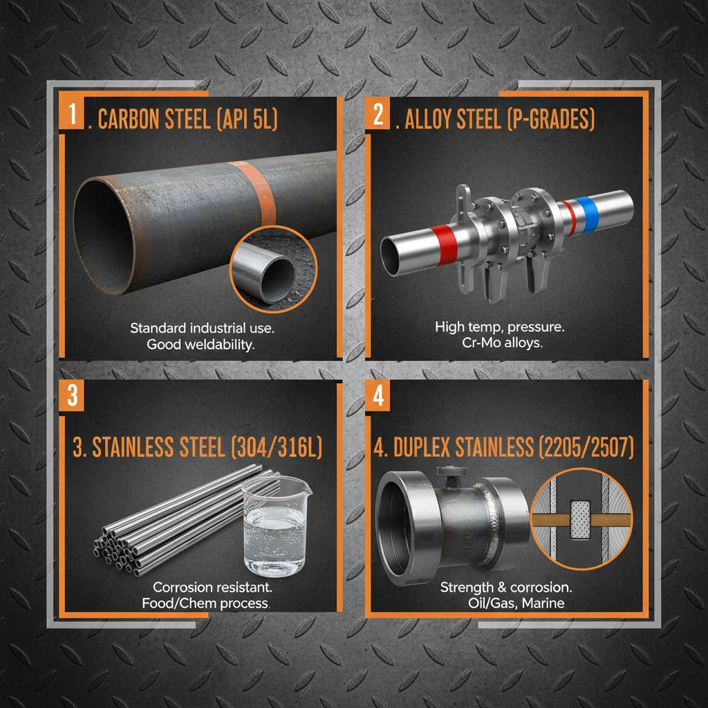 Comprehensive Guide to Understanding Different Pipe Steel Grades and Applications