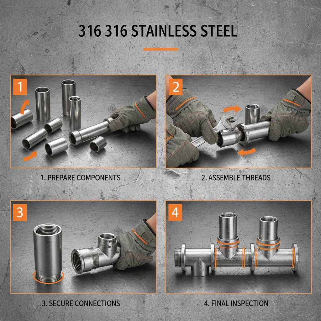High Quality 316 Stainless Steel Fittings for Industrial Use