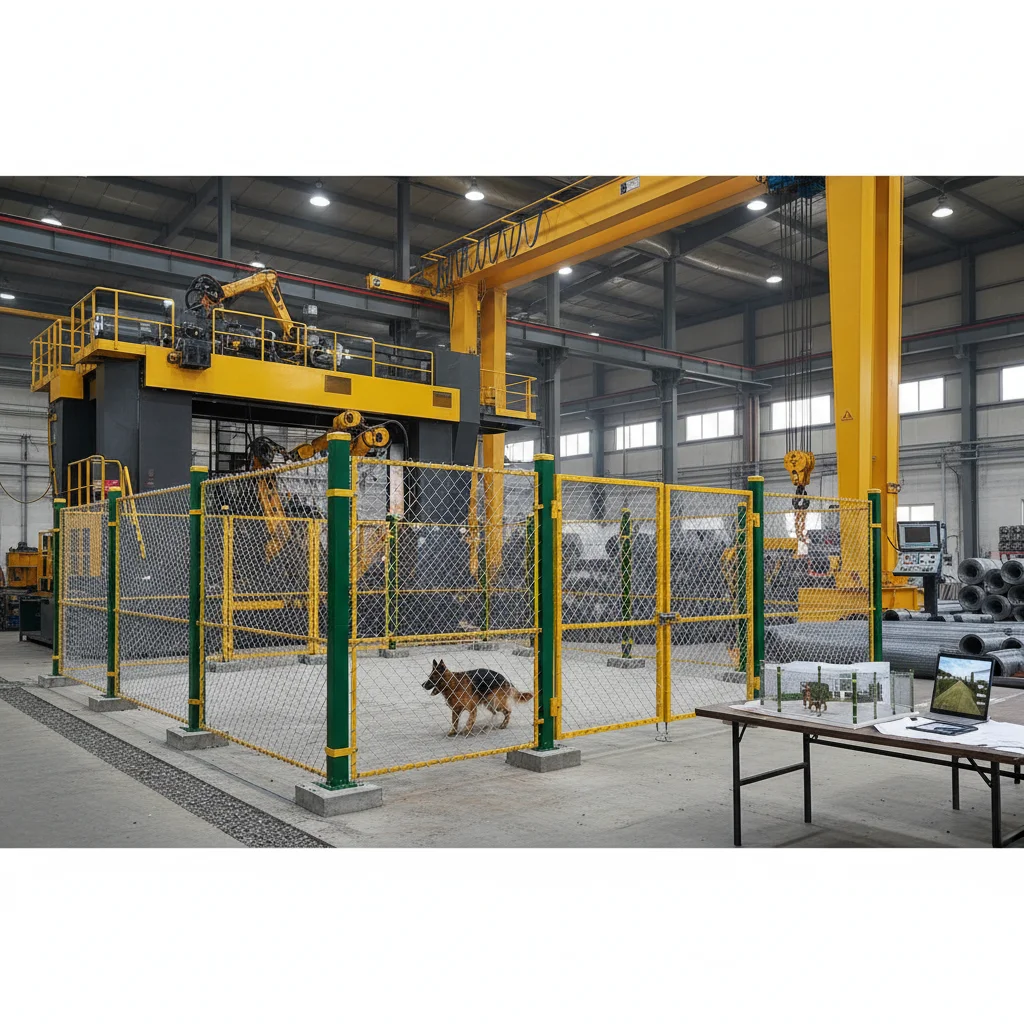 Industrial Grade Chain Fence for Dogs Manufacturing