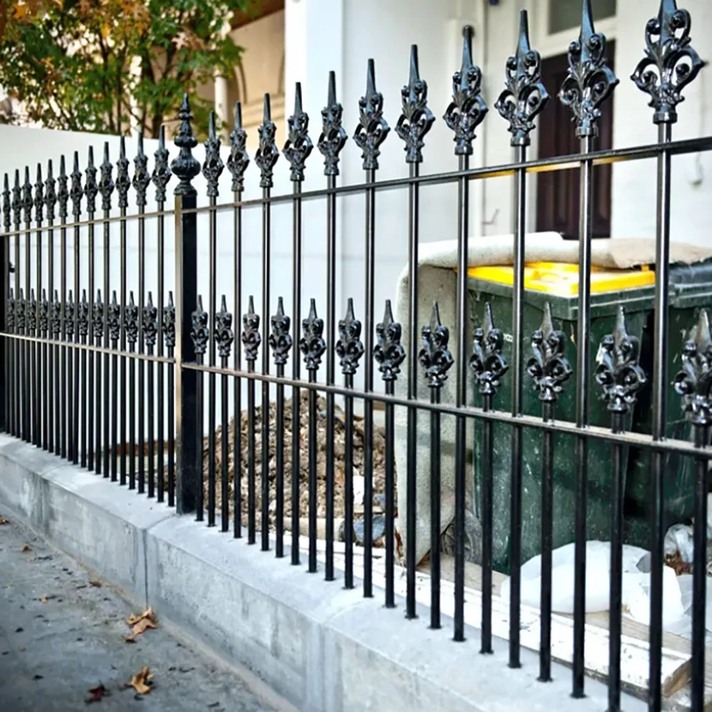 Decorative Wrought Iron Fence For Residential & Commercial Use