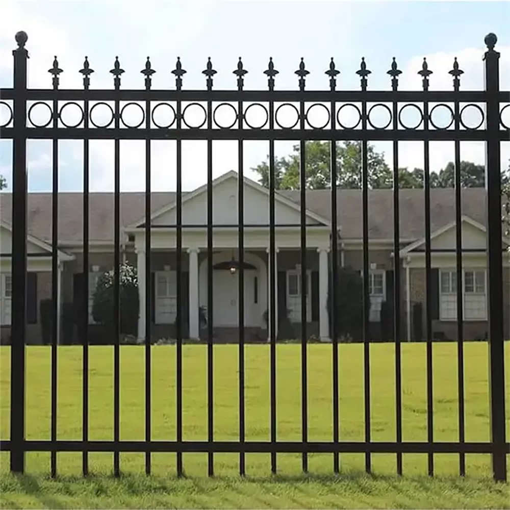 Decorative Wrought Iron Fence For Residential & Commercial Use