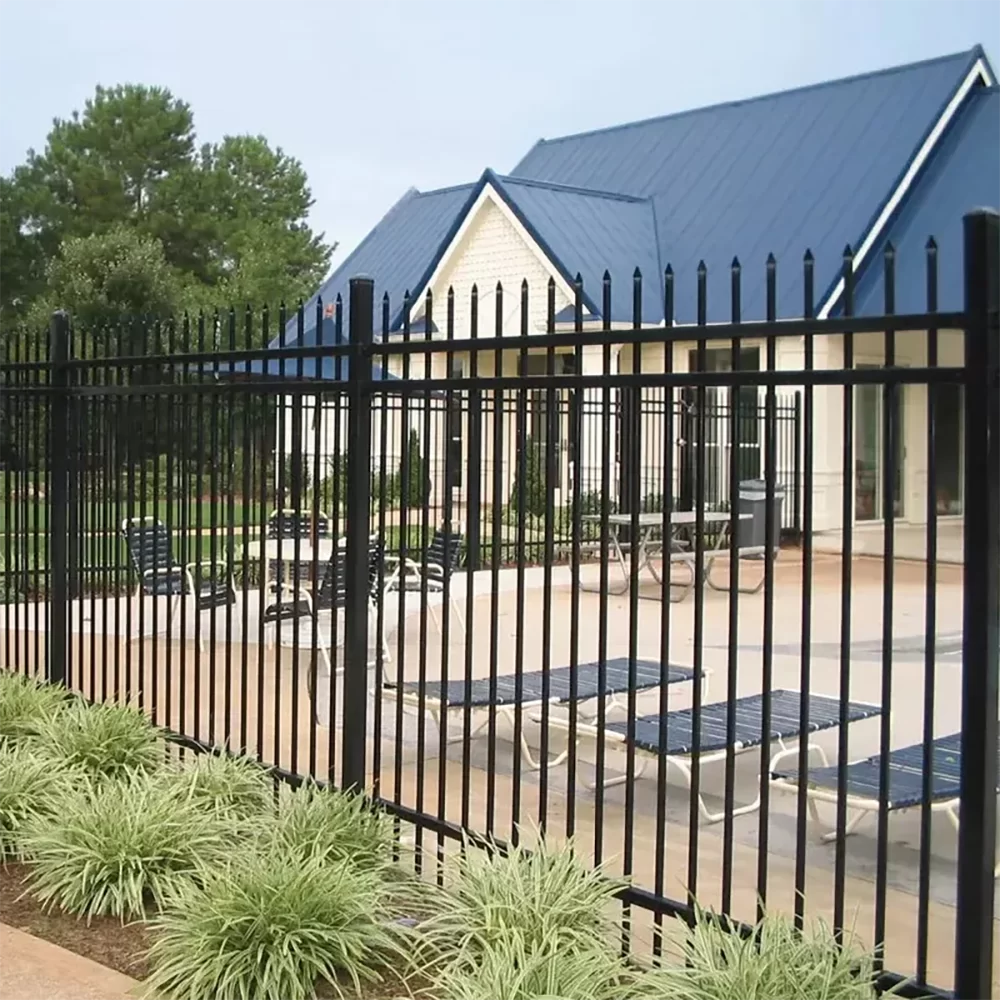 Decorative Wrought Iron Fence For Residential & Commercial Use