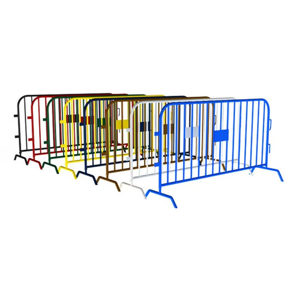 Galvanized Metal Crowd Barrier | Temporary Crowd Control Barrier