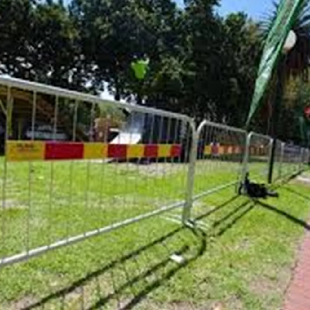 Galvanized Metal Crowd Barrier | Temporary Crowd Control Barrier