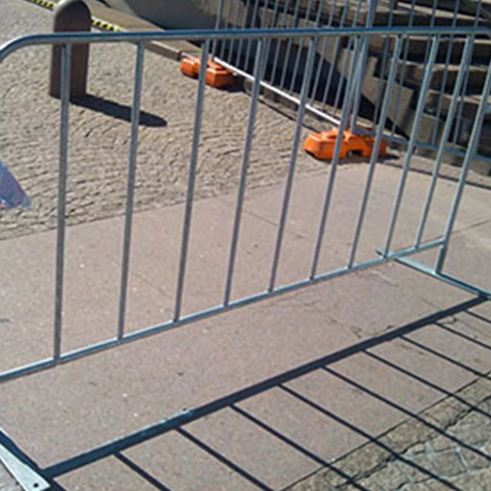 Galvanized Metal Crowd Barrier | Temporary Crowd Control Barrier
