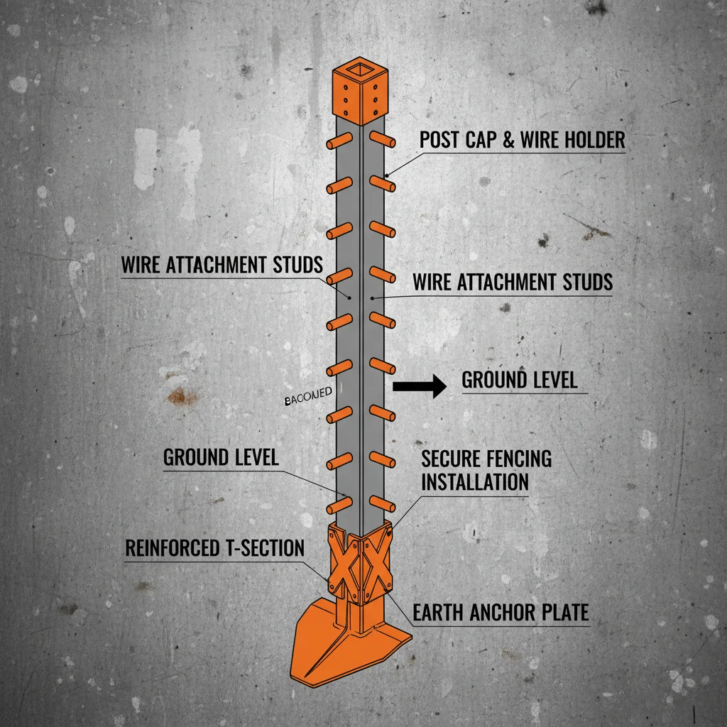 Industrial Strength Metal T Posts