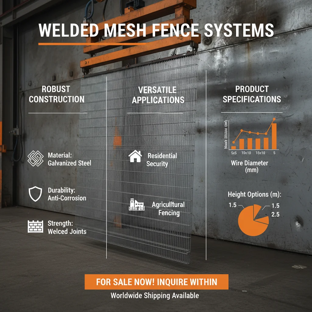 Welded Mesh Fence Solutions For Secure Enclosures