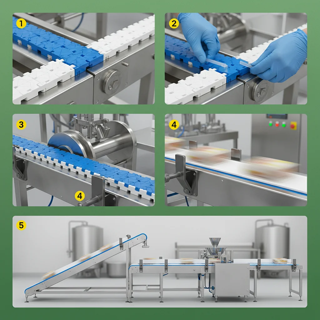 Industrial Modular Belt Systems for Efficient Material Handling