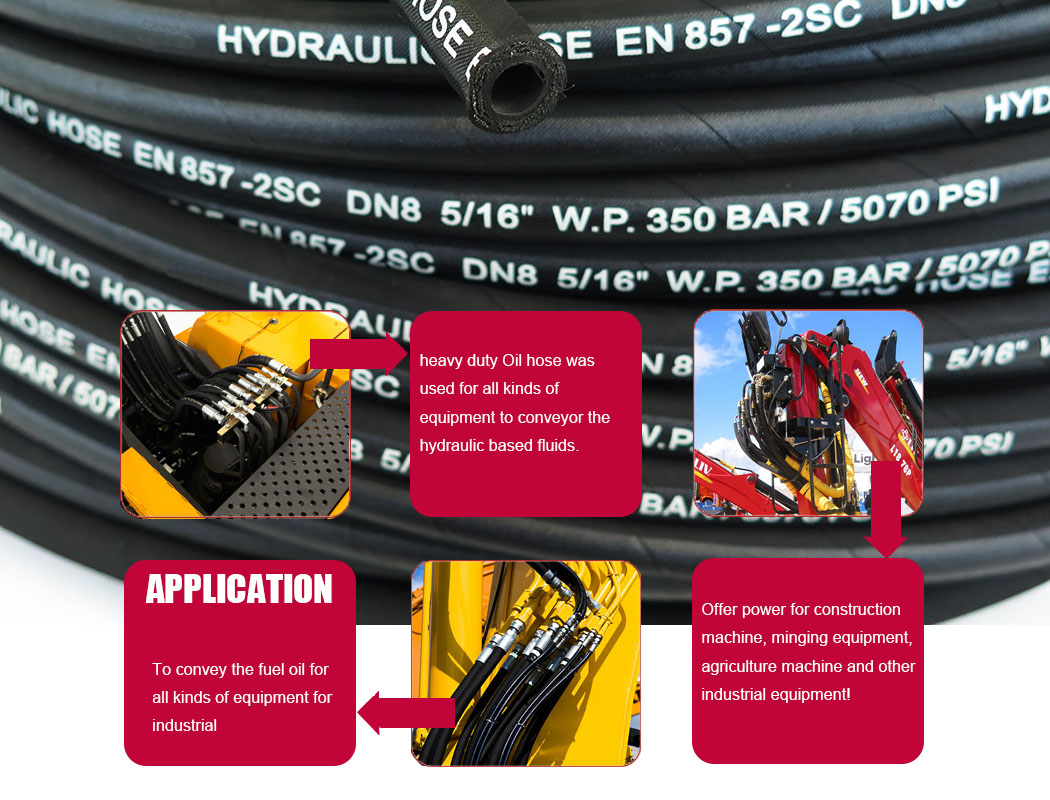 hydraulic hose en857 2sc-3