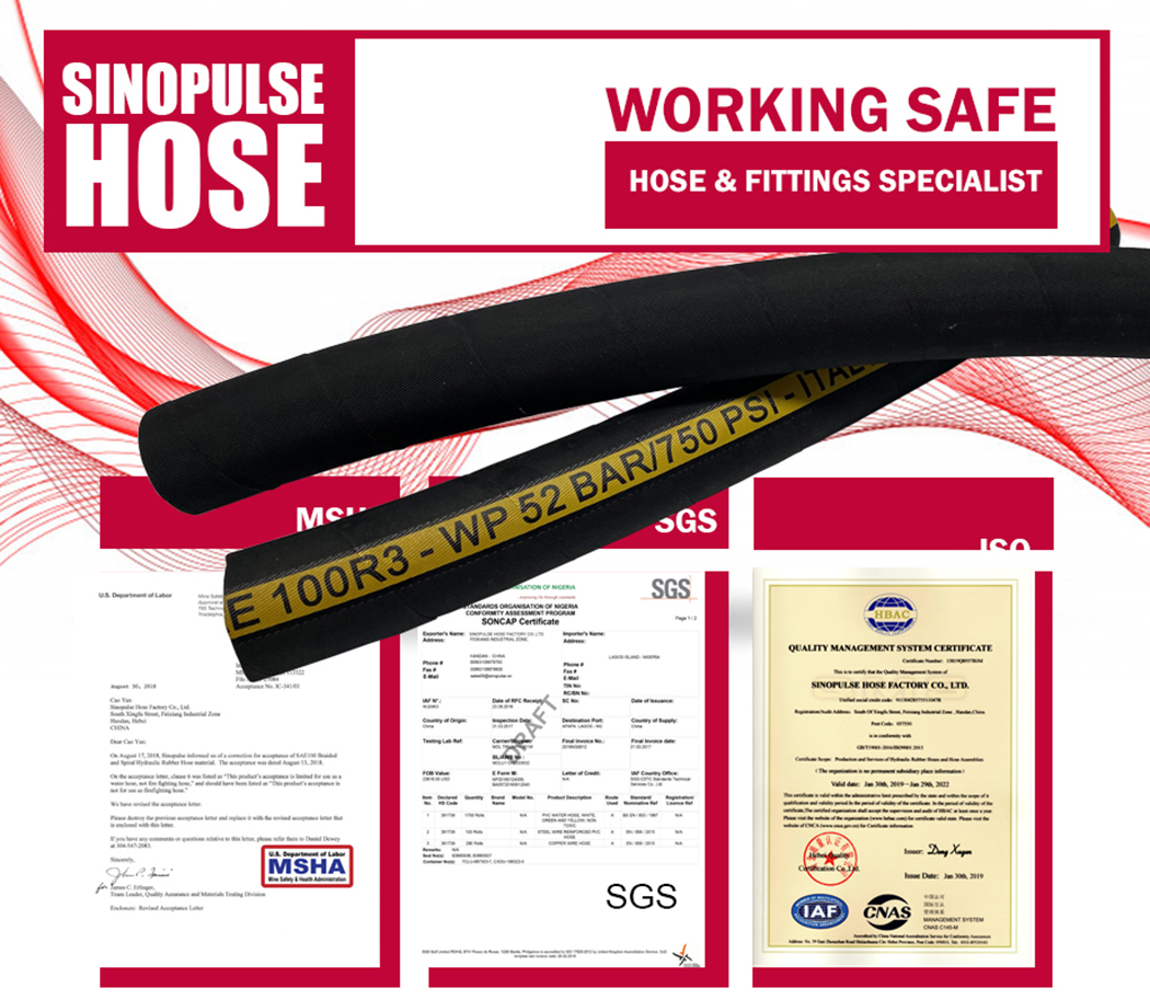 hydraulic hose sae100 r3-4