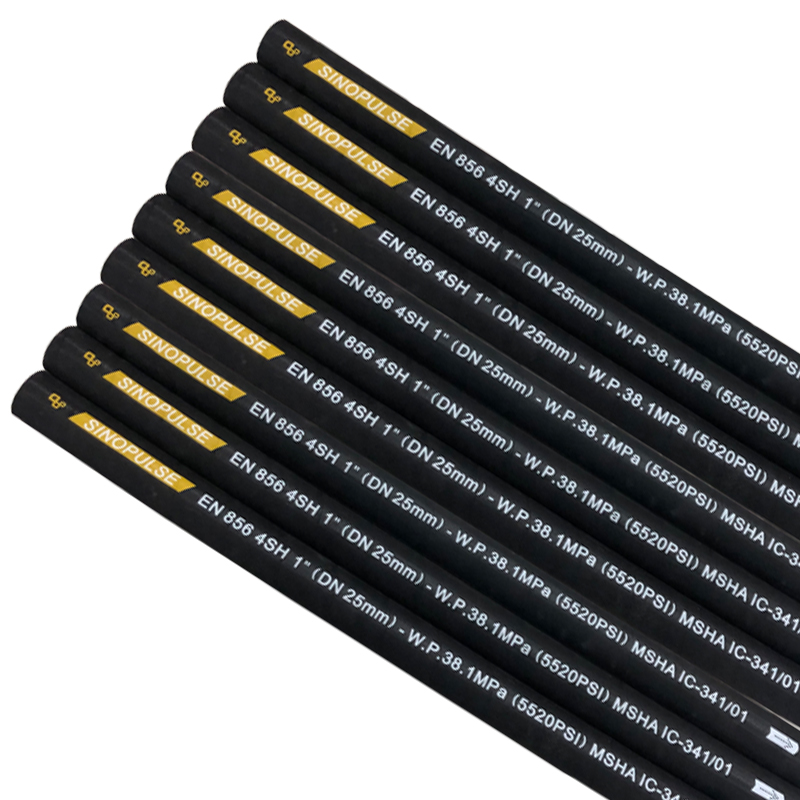 DIN EN856 4SH Four Steel Wire Spiral Hydraulic Hose DIN EN856 4SH Four Steel Wire Spiral Hydraulic Hose