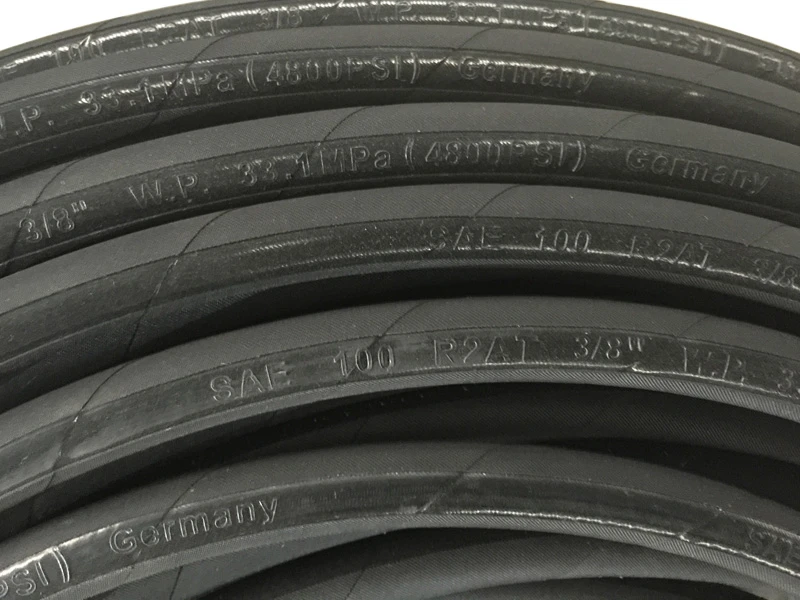 Hydraulic Hose Specifications: DIN EN 853 2SN & SAE 100R2AT
