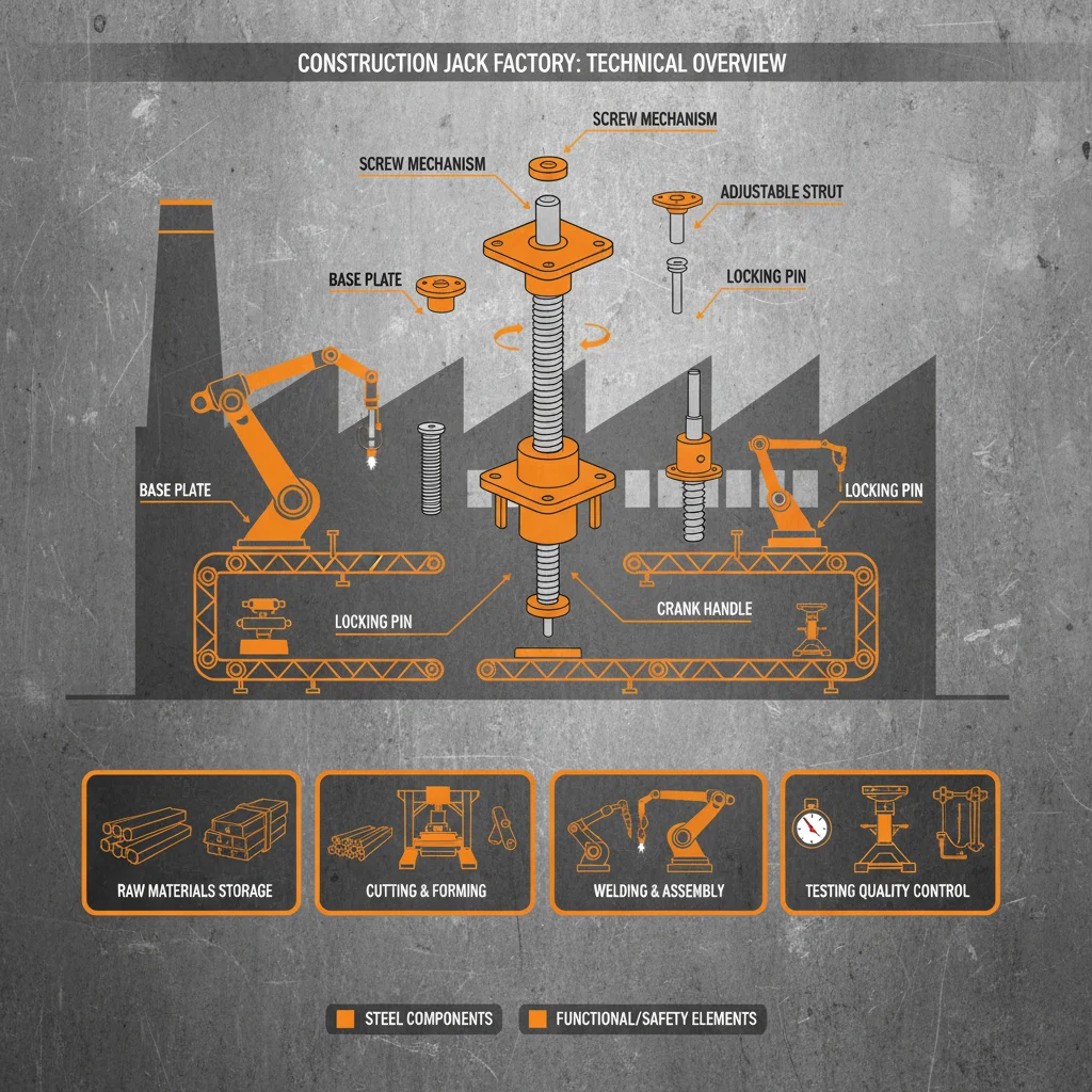 Professional construction jack Factory for Precision Scaffolding