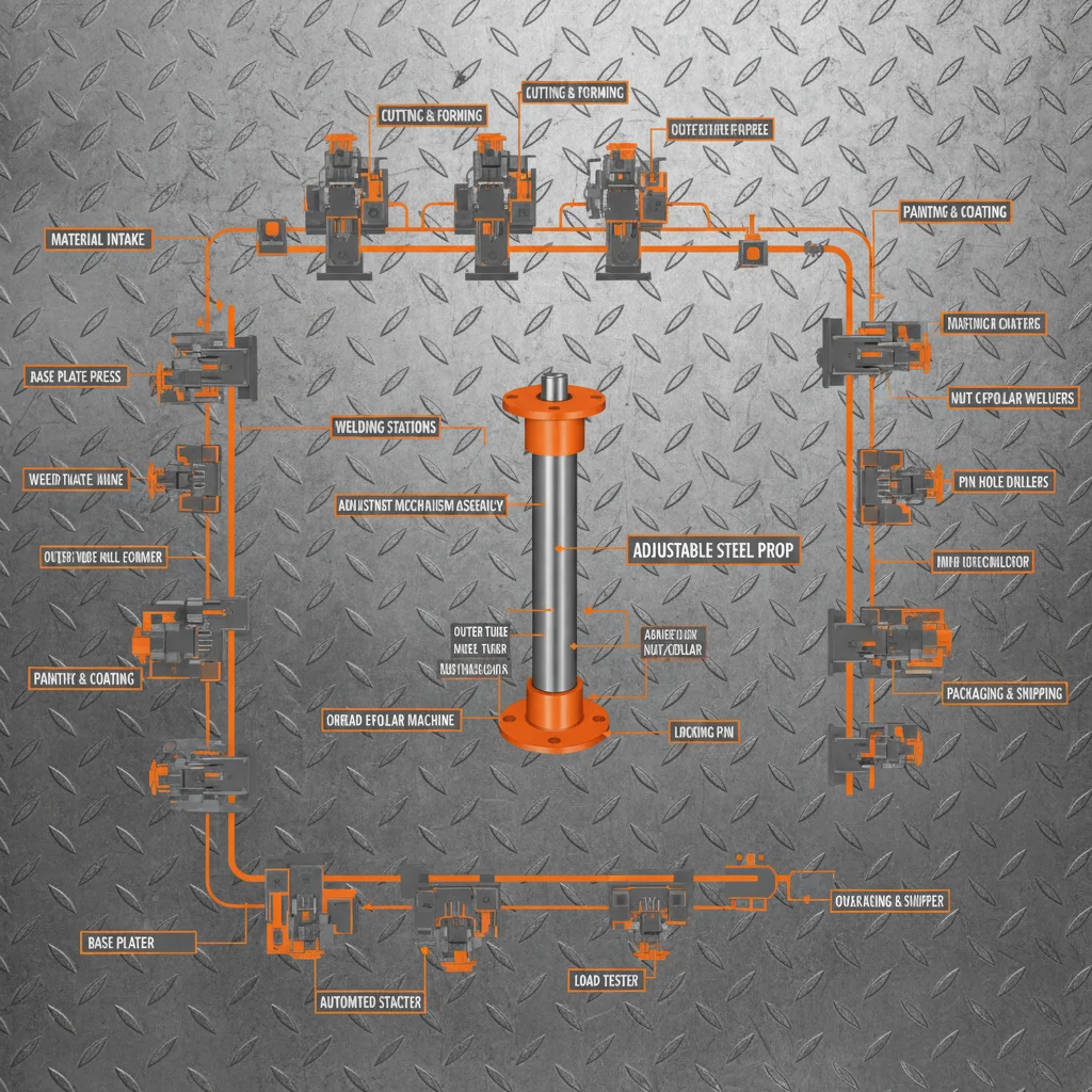 Premium Support adjustable steel prop Factory