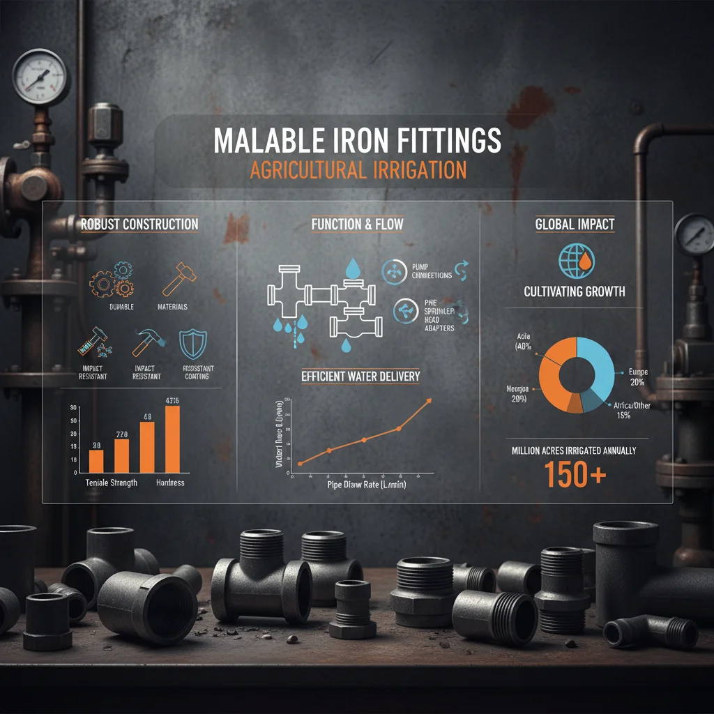 Malleable Iron Fittings for Agricultural Irrigation